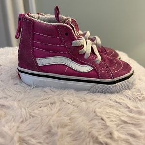 Vans High Top Pink Vans Size 5